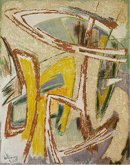 3-1949. Huile sur toile. 90,5 x 71,5 cm (coll. part. © ADAGP).