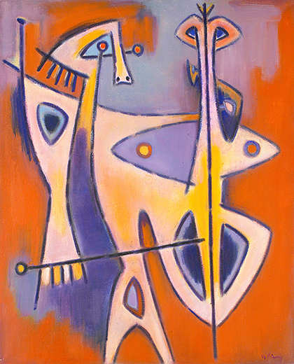 1987. Huile sur toile. 100 x 81 cm (coll. part. © ADAGP).