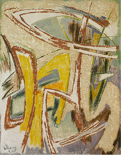 3-1949. Huile sur toile. 90,5 x 71,5 cm (coll. part. © ADAGP).